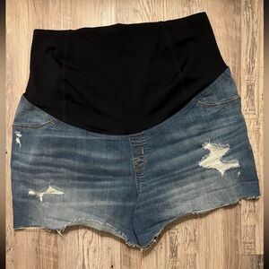 Isabel Denim maternity Denim Jean Shorts Size 16/33
